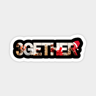 3GETHER Holiday Design | Throuple | Polyamory Magnet