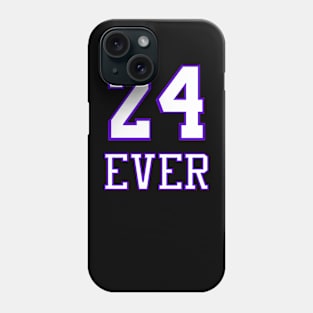 24 Ever LA Memorial Basketball Design Phone Case