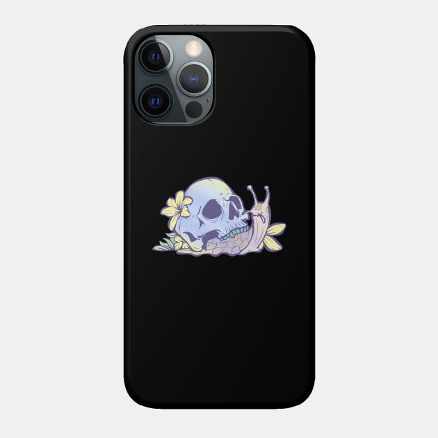 Pastel Goth Kawaii Eboy Egirl Emo Cute Skull Snail Grunge - Pastel Goth - Phone Case