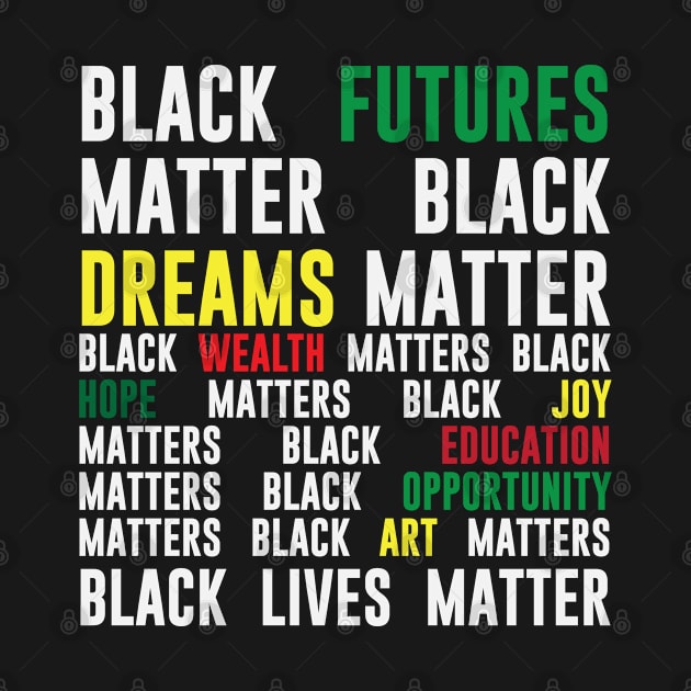 Black History Month Black Futures Matter Melanin Pride by gabrielakaren