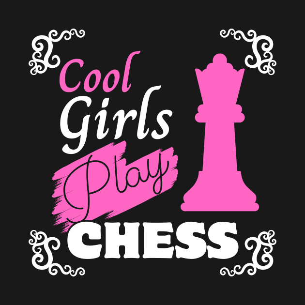 Cool girls play chess by William Faria