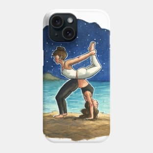 Yin and yang Yoga Phone Case