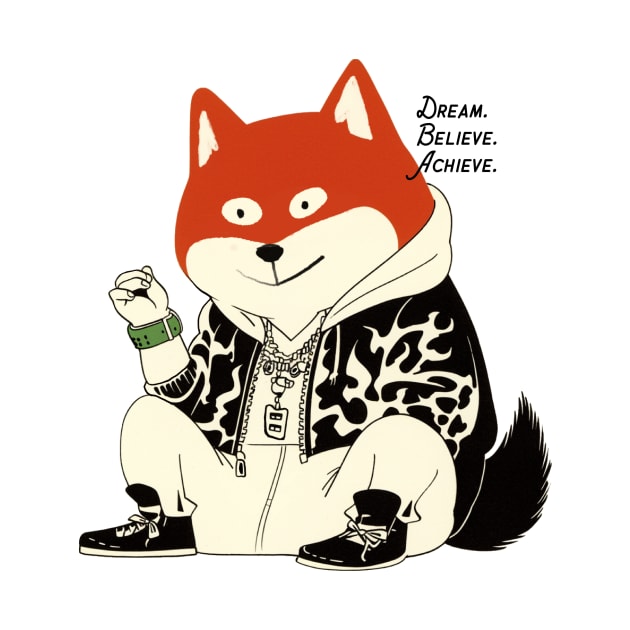 Urban Chic Shiba: Style Unleashed IV by DinoPals