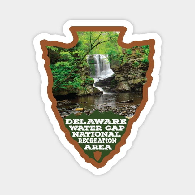 Delaware Water Gap National Recreation Area photo arrowhead Magnet by nylebuss