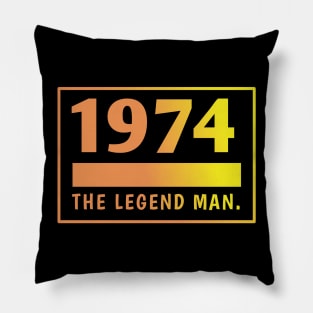 1974 birthday Pillow