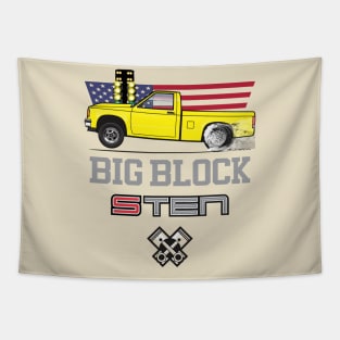 Big Block Yellow Tapestry