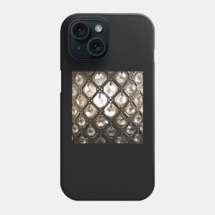 Photographic Image of Rustic Glam Crystals and Metal Phone Case