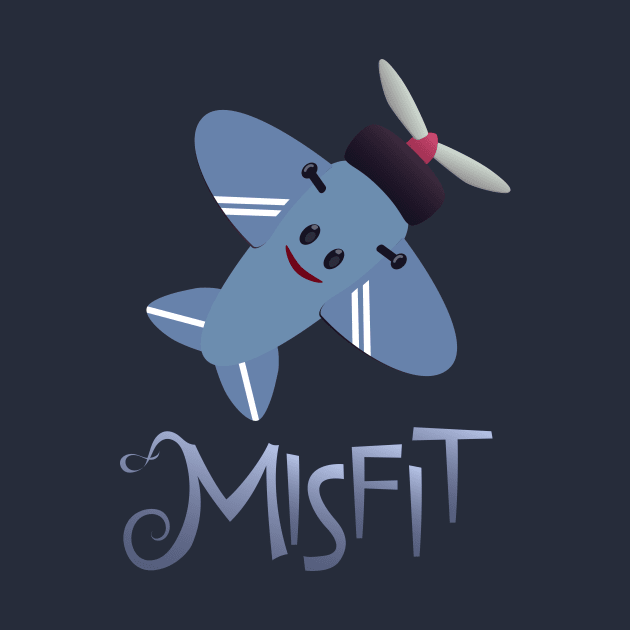 Misfit - Plane by JPenfieldDesigns