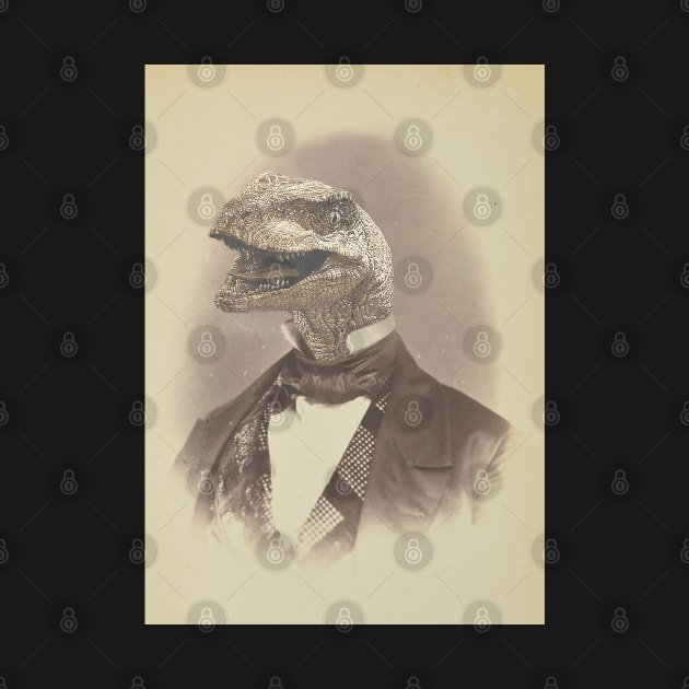 Gentleman Velociraptor by luigitarini