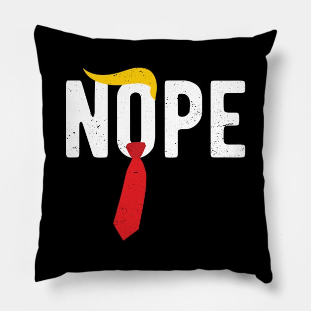 Nope Trump nope trump 2020 Pillow by Gaming champion