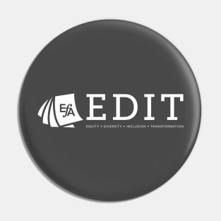 EFA EDIT Committee logo in white Pin