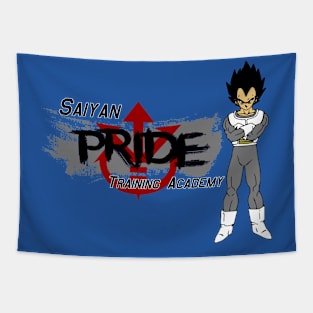 Saiyan Pride Training Academy (Grey) Tapestry