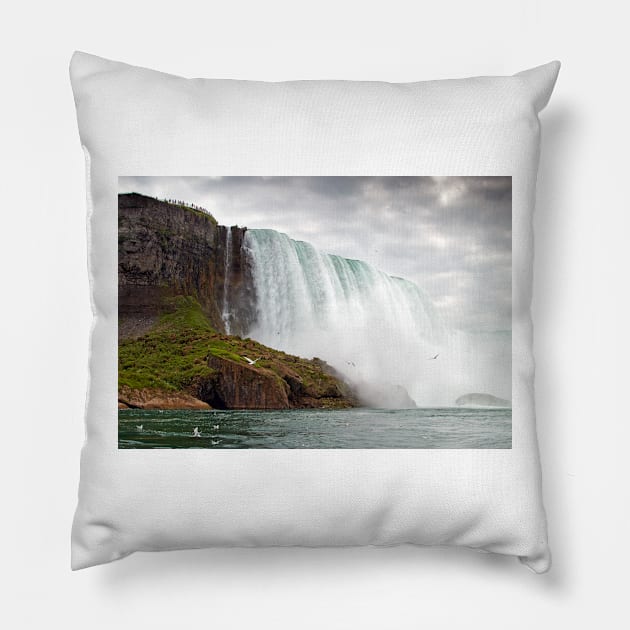 Niagara Falls Pillow by valentina9