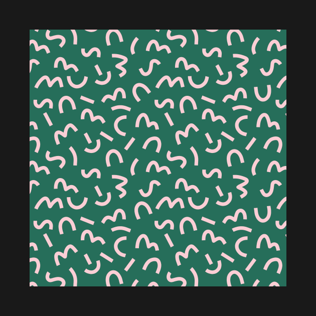 Funky Repeat Green by Charly Clements