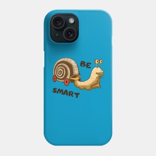 Be Smart, Cute clever Snail Phone Case