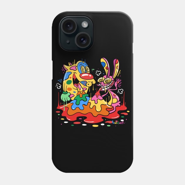 Ren and Stimpy Phone Case by ms_wearer