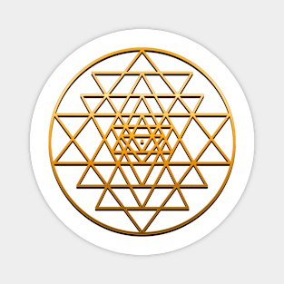 Yantra Mantra Geometric Magnet