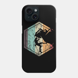 Awesome Rock Climbing Retro Mountain Climber Hiker Phone Case