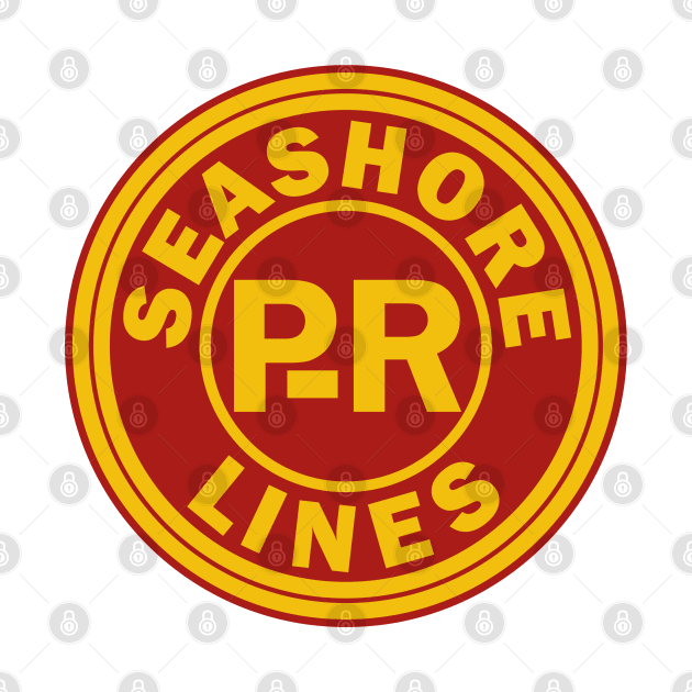 Vintage Pennsylvania-Reading Seashore Lines Railroad by Railway Tees For All