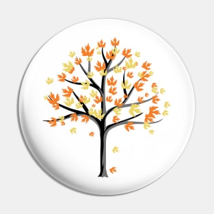 Maple Tree Art Pin