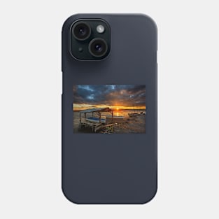 Sunset at the Delta of Aliakmonas Phone Case