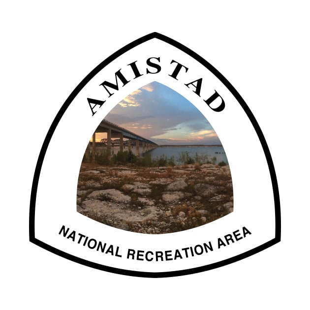 Amistad National Recreation Area trail marker by nylebuss