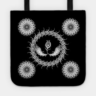 Beauty of Peacock Feathers Tote