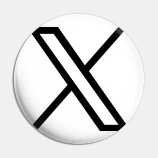 X Twitter Rebrand Pin