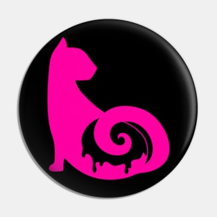 Hot Pink CattBon Logo Pin