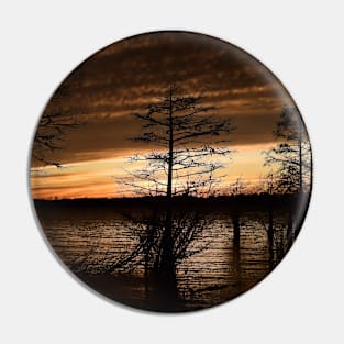 Sunset at Lake Sam Rayburn Pin