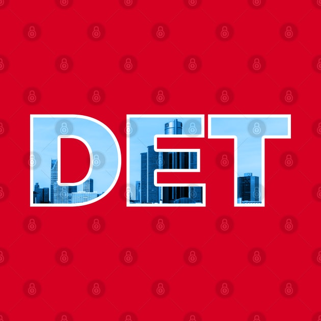 Detroit Pistons DET Skyline by StupidHead