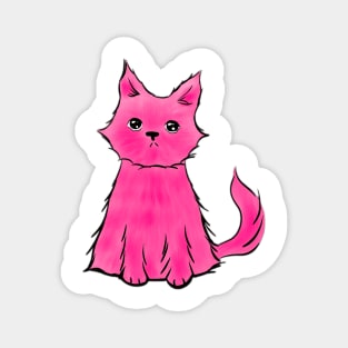 pink kitty Magnet