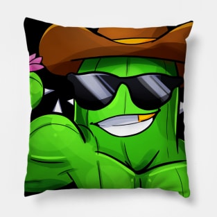 Flexing Saguaro Pillow
