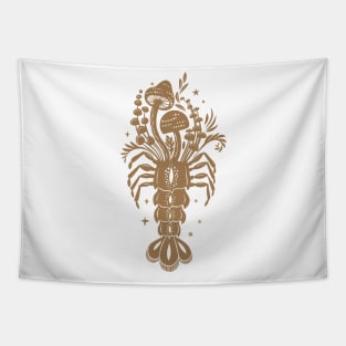 Boho Botanical Lobster Tapestry