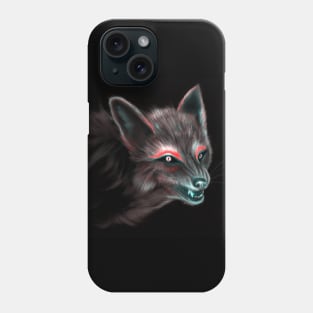 Neon Fox War Paint Phone Case