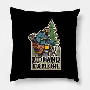 Ride and Explore Pillow