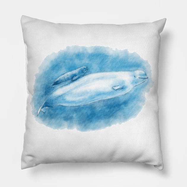 Cleo & Calf Pillow by Art by Aelia