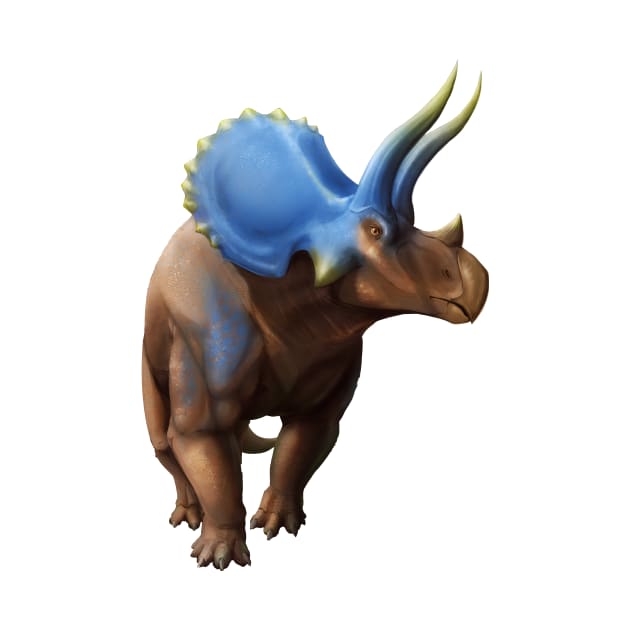 Triceratops Horridus Paleoart by Interfector