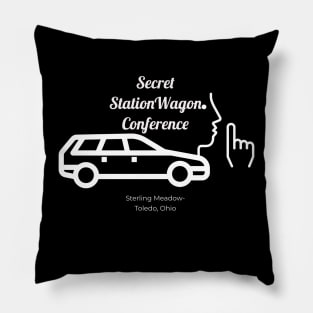 Secret Station Wagon Conference Pillow