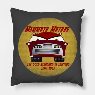 Mammoth Motors - Back and Front Print Pillow