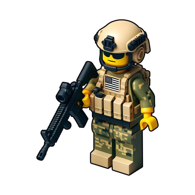 Tactical LEGO by Rawlifegraphic