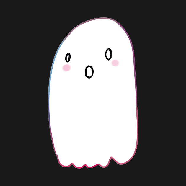 Little ghost friend by Mayarart