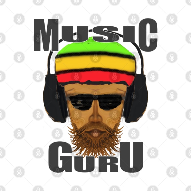 Reggae Music Guru Cool Vibes by PlanetMonkey