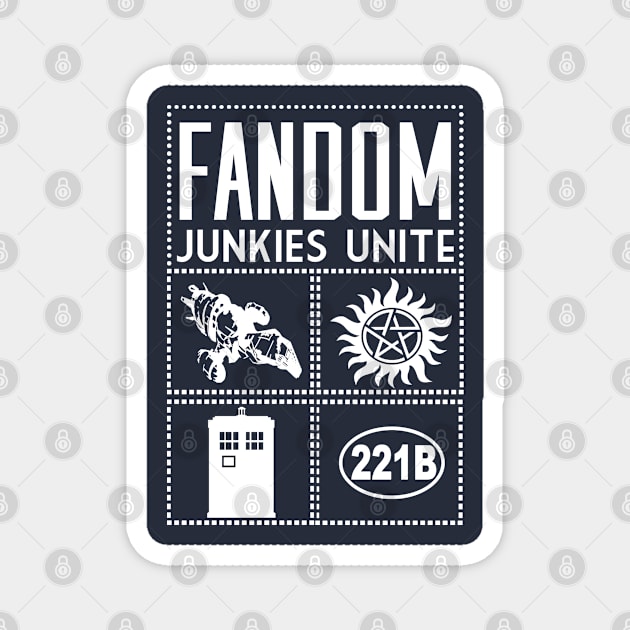 Fandom Junkies Magnet by kurticide