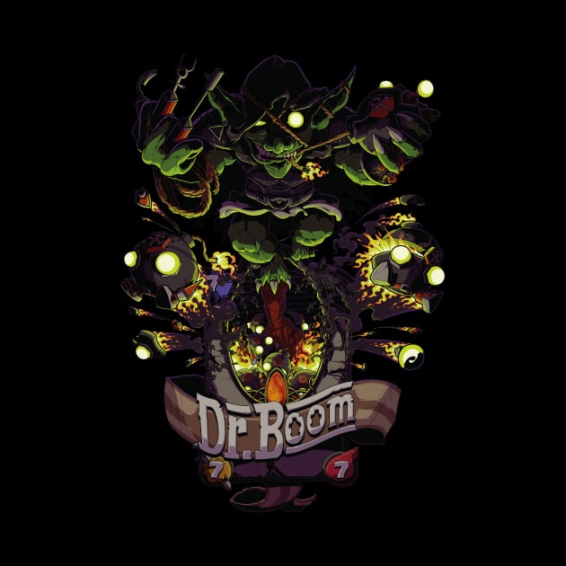 Unofficial Dr Boom Tribute Tee by peanutgolem