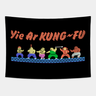 Mod.1 Arcade Yie ar Kung-Fu Video Game Tapestry