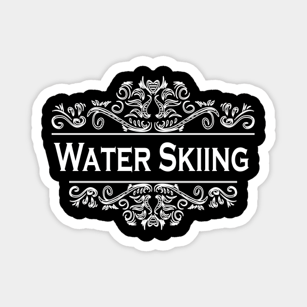 Water Skiing Sport Art Magnet by My Artsam