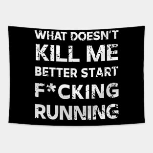 Start Running Runner Gift Tapestry