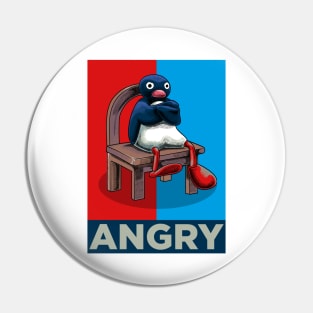 Angry Pinguin Meme Pin