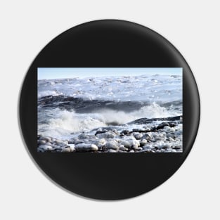 Breakers on the Shore Pin